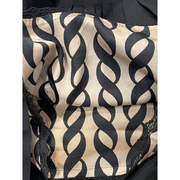 Leifsdottir‎ Dress Sz 8 Womens Black One Shoulder Ruffle Mini Cotton Blend Lined - Picture 8 of 12